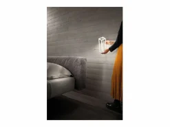 Farol de mesa para hogar LED 2,2w a pilas IP54 Azafrán 3000K 12h potencia máxima en aluminio Blanco New