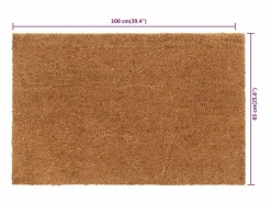 Felpudo|Felpudo de fibra de coco natural 65x100 cm ES346615