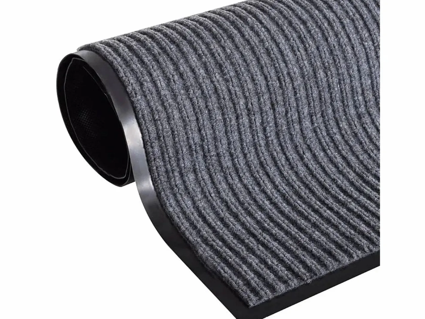 Felpudo de PVC 117x220 cm ES941169 Gris