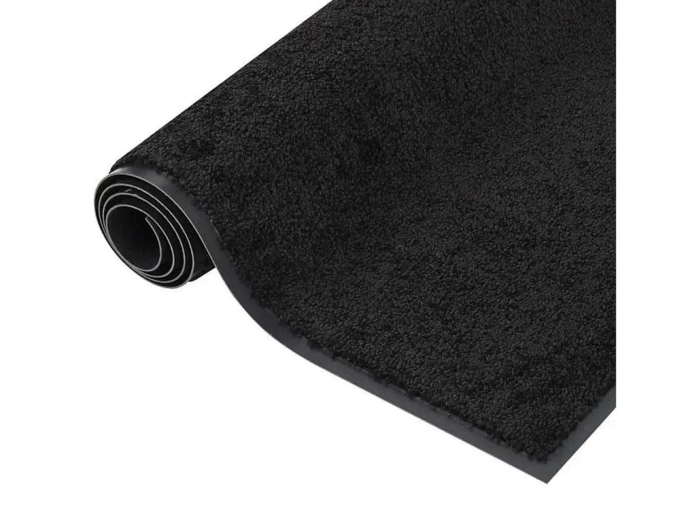 Felpudo de rayas 60x80 cm ES890091 Negro New