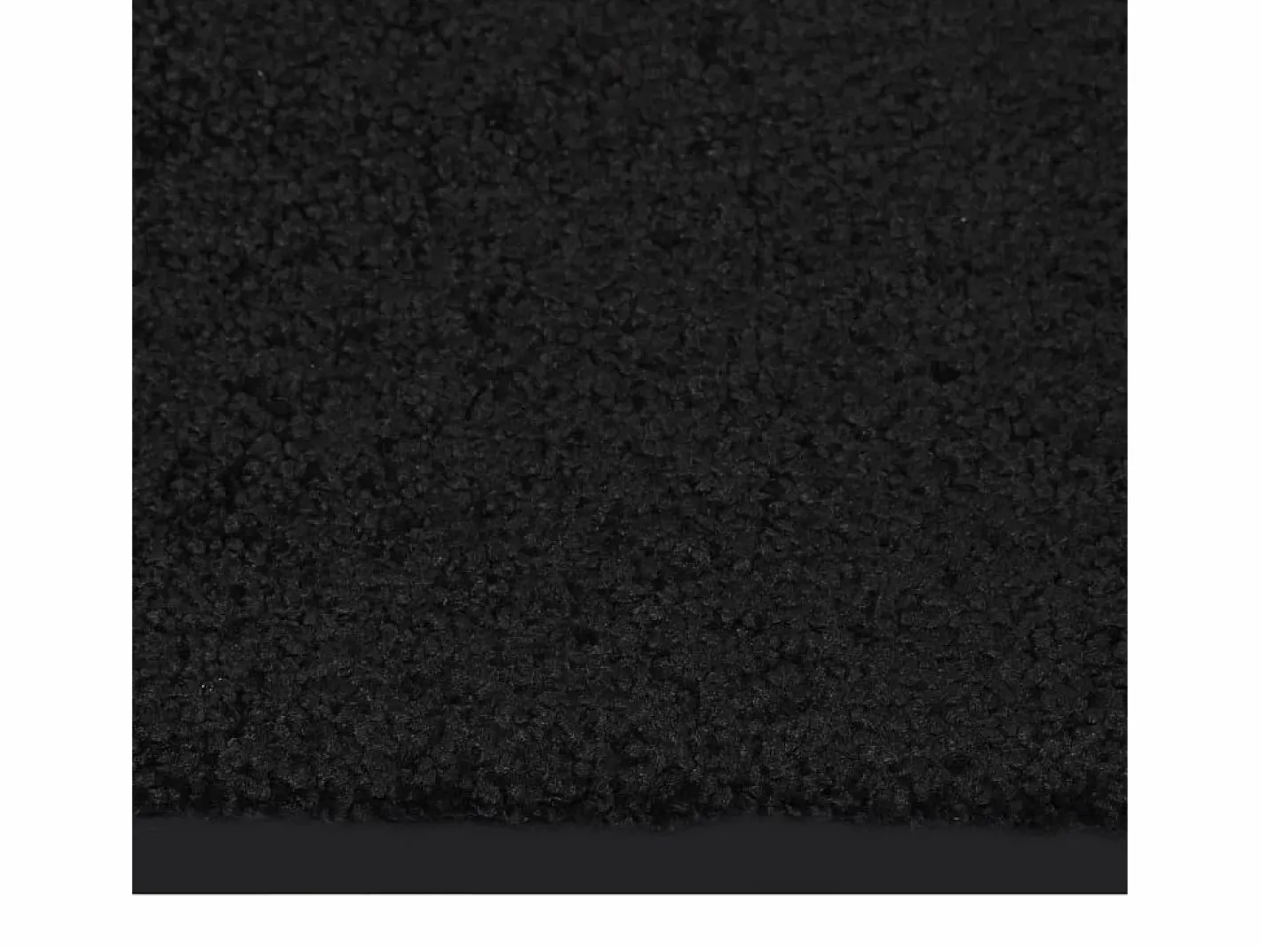 Felpudo de rayas 60x80 cm ES890091 Negro New