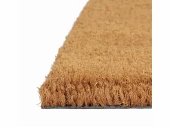 Felpudo semicircular de fibra de coco natural 60x90 cm ES499734^ New