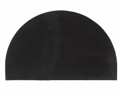 Felpudo semicircular de fibra de coco 50x80 cm ES667872 Negro New