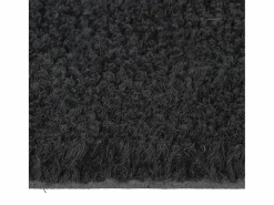 Felpudo semicircular de fibra de coco 50x80 cm ES667872 Negro New