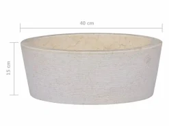 Garden Furniture Fregadero|Fiera Lavabo mármol Ø40x15 cm