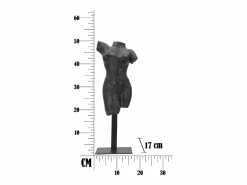 Figura decorativa busto mujer de resina negra Afrodite^ Clearance