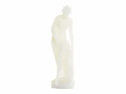 Item International Estatua|Figura decorativa clásica de resina blanca 13,5x10,5x33,5 cm, diseño elegante y atemporal