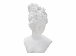 Figura escultura busto clásica de mujer en resina blanca Era Blanco Sale
