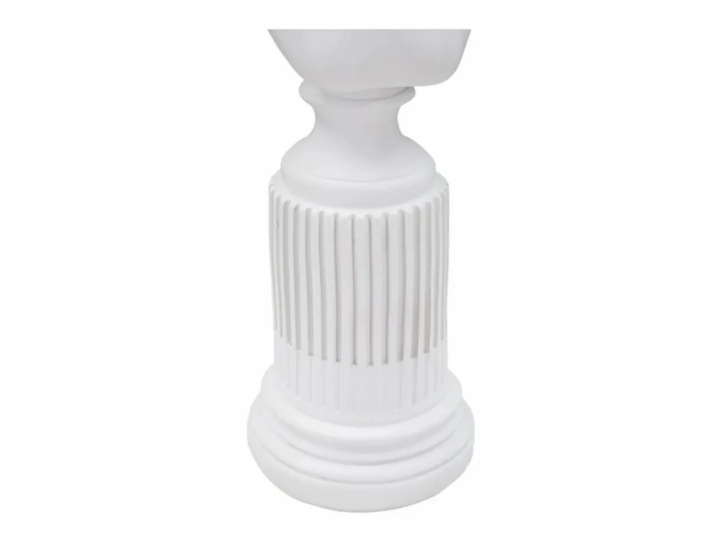 Figura escultura busto clásica de mujer en resina blanca Era Blanco Sale