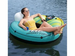 Flotador de Río Hydro-Force 159x126x53 cm con Respaldo, Posavasos, Asas y Nevera Isotérmica Extraíble^Bestway Discount