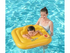 Bestway Flotador Hinchable para Bebés de 1 a 2 años Swin Safe 72x24 cm con Asiento Incluido Color Amarillo Outlet