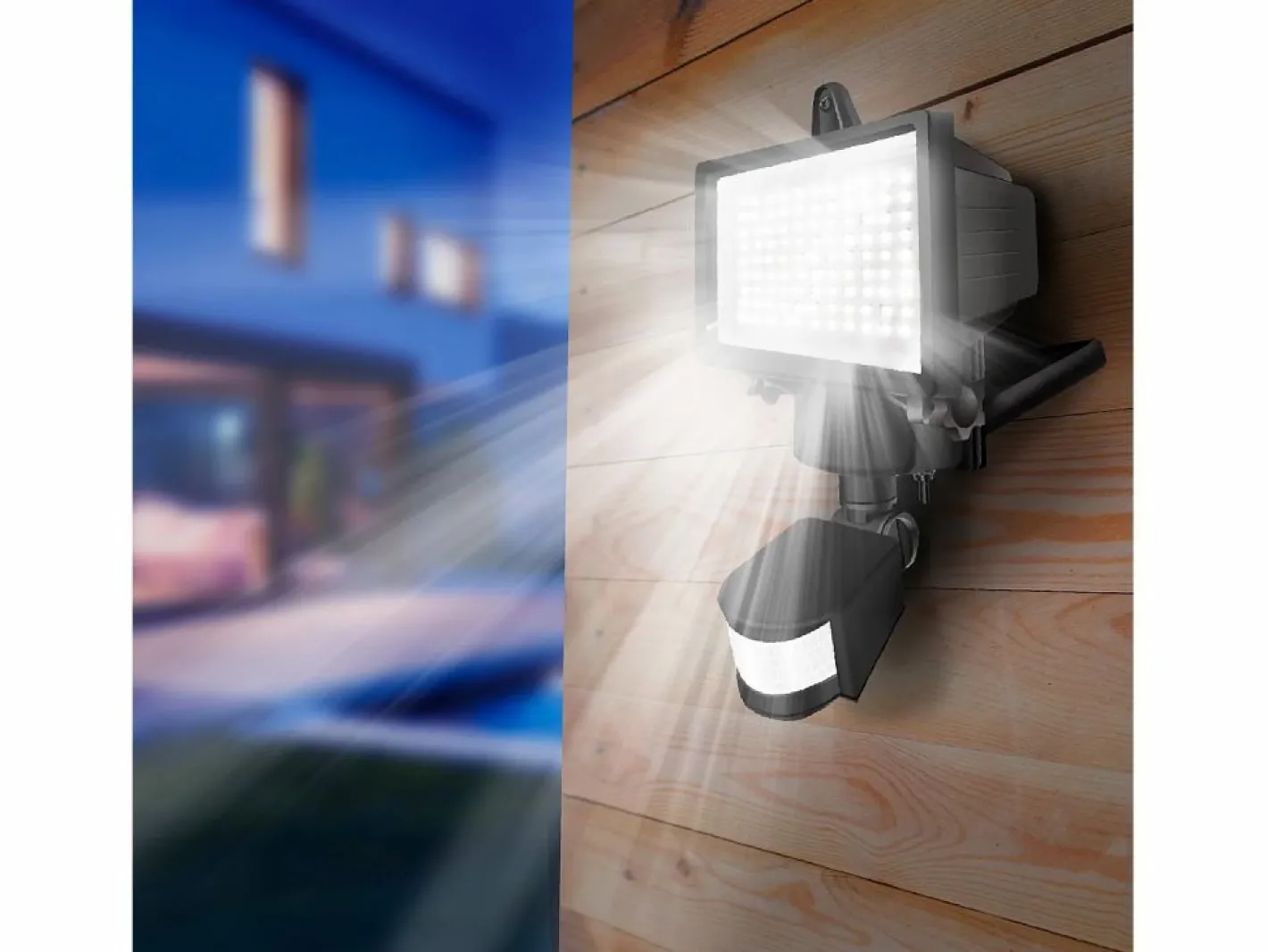 Lumisky Foco con sensor solar 1000LM COOPER Negro