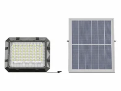 Foco exterior con panel solar. Proyector solar de sobremesa 150 lúmenes. CLARTO^SOLARGEO Outlet