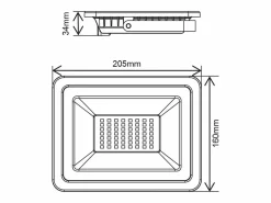 Iluminación Exterior|Foco LED 200-265 V CA 50 W 4000 K