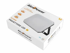 Foco LED exterior , 230 V, 30 W, 4000 K, cobertura lechosa, 3000 lm, 140 x 100 x 25,7 mm Negro Discount