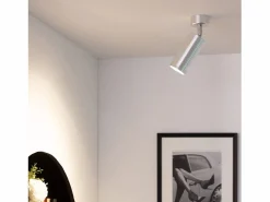 Ledkia Foco Portalámparas Aluminio para Bombillas GU10 Cuarzo Negro Multicolor Hot