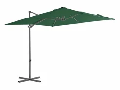 Garden Furniture Sombrilla|Forest Park Sombrilla jardín voladiza palo de acero verde 250x250 cm