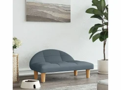 Fort Morgan Cama para perros de tela oscuro 70x52x30 cm^Garden Furniture Sale