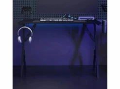 François-Étienne-Luc Escritorio gaming con patas en forma de Y 110x60x75 cm^Garden Furniture Discount