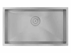 Vente-unique Fregadero|Fregadero de acero inoxidable - 76x45 cm - - SOELA