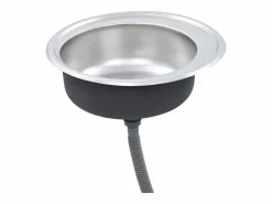 Fregadero|Fregadero de cocina con colador y sifón de acero inoxidable