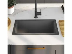 Fregadero de cocina de acero inoxidable hecho a mano^ Discount