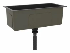 Fregadero de cocina de acero inoxidable hecho a mano^ Discount