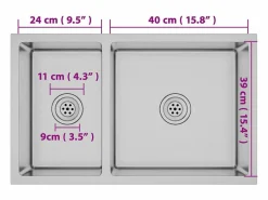 Fregadero de cocina de acero inoxidable^ Online