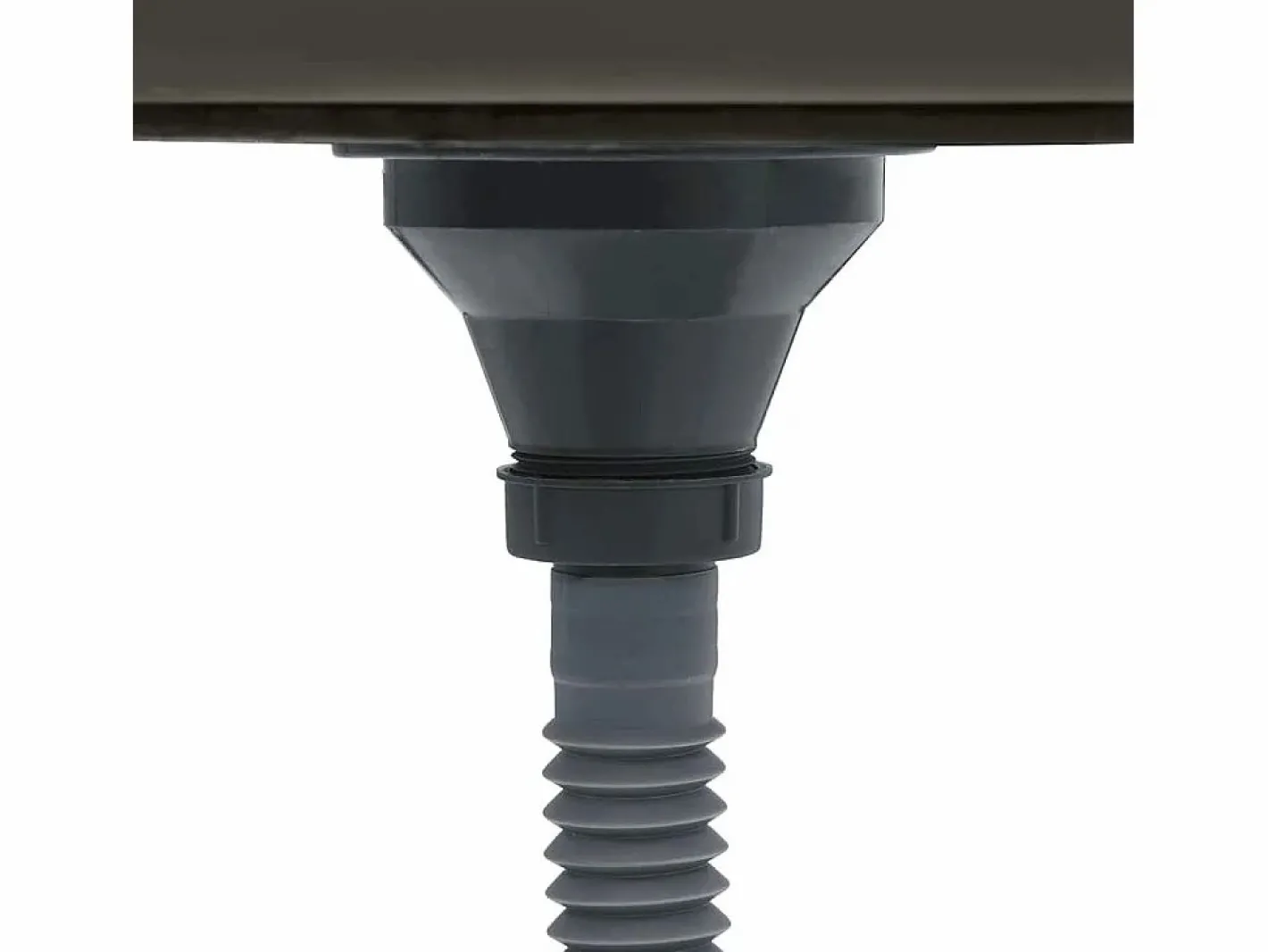 Fregadero de cocina de acero inoxidable hecho a mano Negro