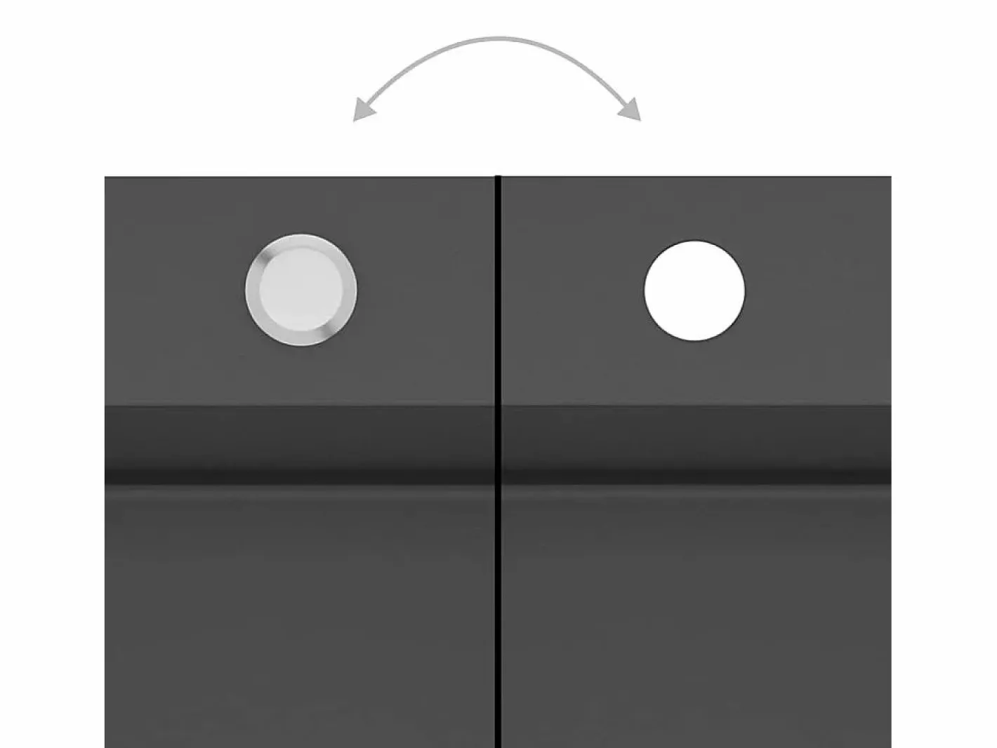 Fregadero de cocina de acero inoxidable hecho a mano Negro