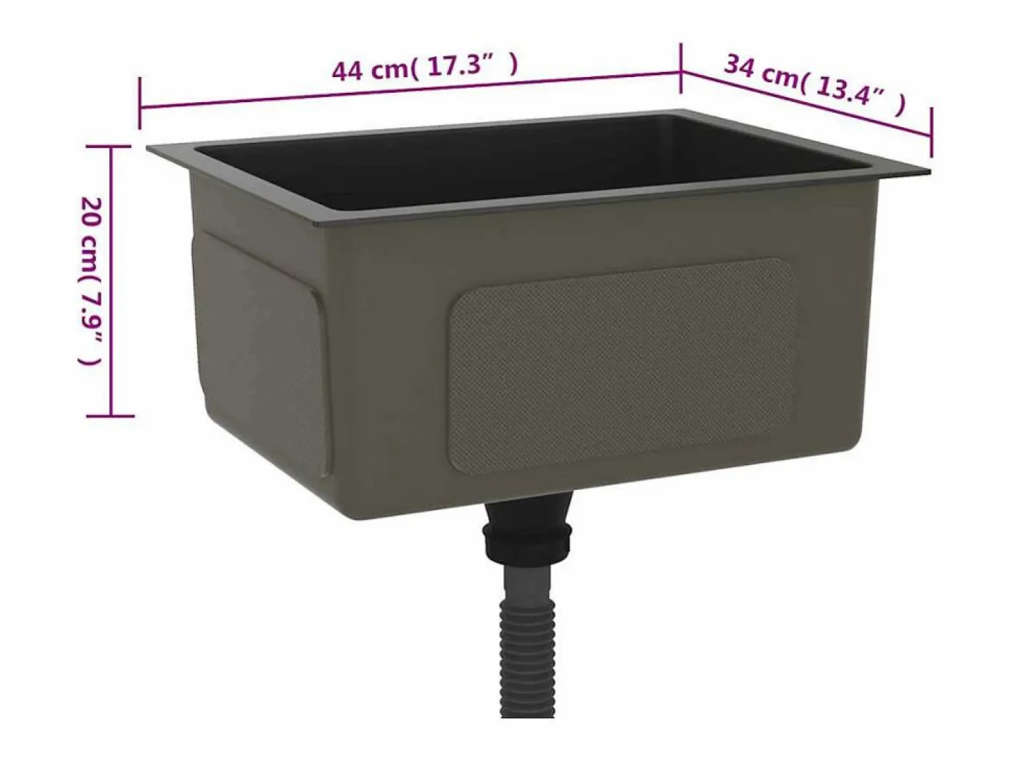 Fregadero|Fregadero de cocina de acero inoxidable hecho a mano