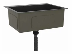 Fregadero de cocina de acero inoxidable hecho a mano^ Sale