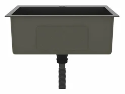 Fregadero de cocina de acero inoxidable hecho a mano^ Sale