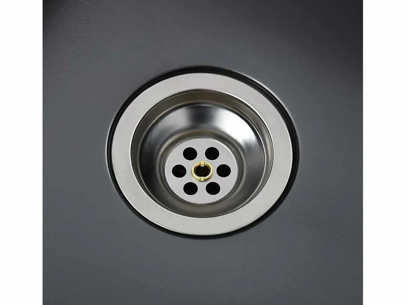 Fregadero de cocina de acero inoxidable hecho a mano Negro Sale