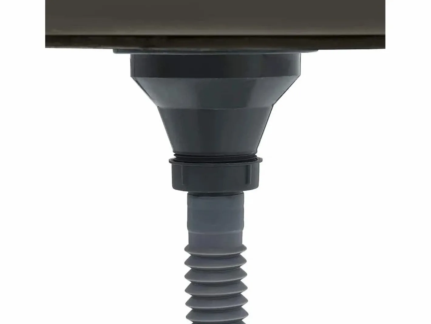 Fregadero de cocina de acero inoxidable hecho a mano Negro Sale