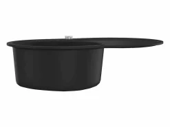 Fregadero|Fregadero de cocina de granito de un seno ovalado