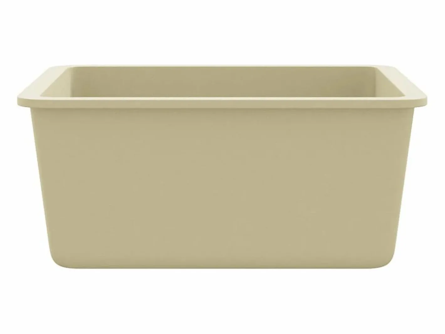 Fregadero de cocina de granito, fregadero individual, color^ Sale