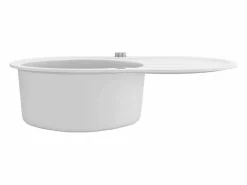 Fregadero de cocina de granito de un seno ovalado^ Online