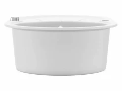 Fregadero de cocina de granito de un seno ovalado^ Online
