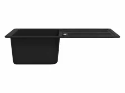 Fregadero|Fregadero de cocina de granito con escurridor reversible
