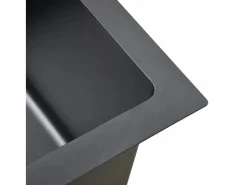 Fregadero de cocina hecho a mano de acero inoxidable^