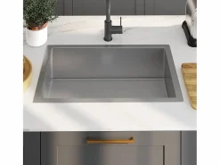 Fregadero de cocina hecho a mano de acero inoxidable^ Online