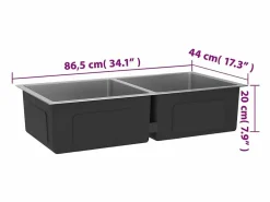 Fregadero|Fregadero de cocina hecho a mano de acero inoxidable