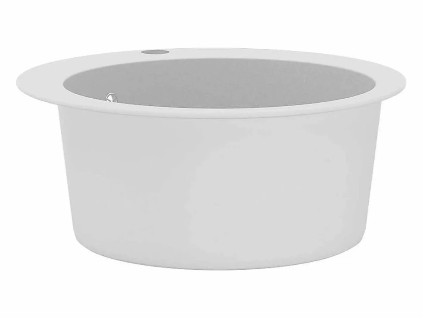 Fregadero de cocina redondo de granito^ New