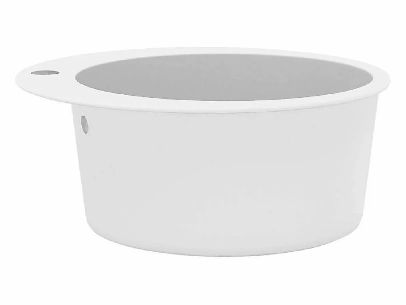Fregadero de cocina redondo de granito^ New