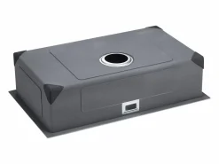 Fregadero|Fregadero de Cocina SucceBuy Fregadero de Cocina de 70 cm, de un Seno y Bajo Encimera, de Acero Inoxidable