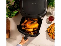 Pequeño Electrodoméstico|Freidora de aire Cecotec Cecofry Bombastik 6000 1700W 6L 12 modos de cocinado