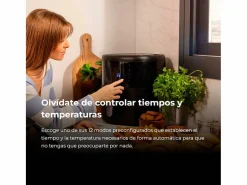 Pequeño Electrodoméstico|Freidora de aire Cecotec Cecofry Bombastik 6000 1700W 6L 12 modos de cocinado