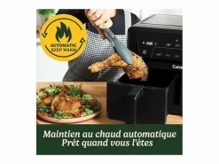 Cuisinart Freidora sin aceite Airfryer AFD10OBLE 10,4L Doble Cubeta 2400W Negra, 7 Modos, Sin PFAS Negro Best