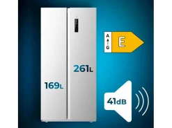 Electrodomésticos De Frío|Frigorífico americano Cecotec Bolero CoolMarket SBS 430 E Total No Frost 430L E inox 176,3 cm